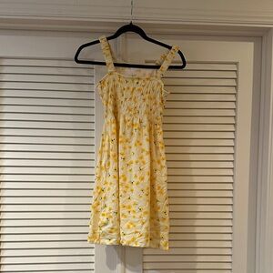 Old Navy Yellow Floral Kids Dress